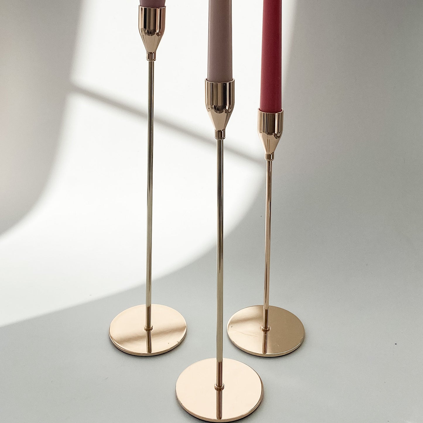 Tall Candle Holder Gold