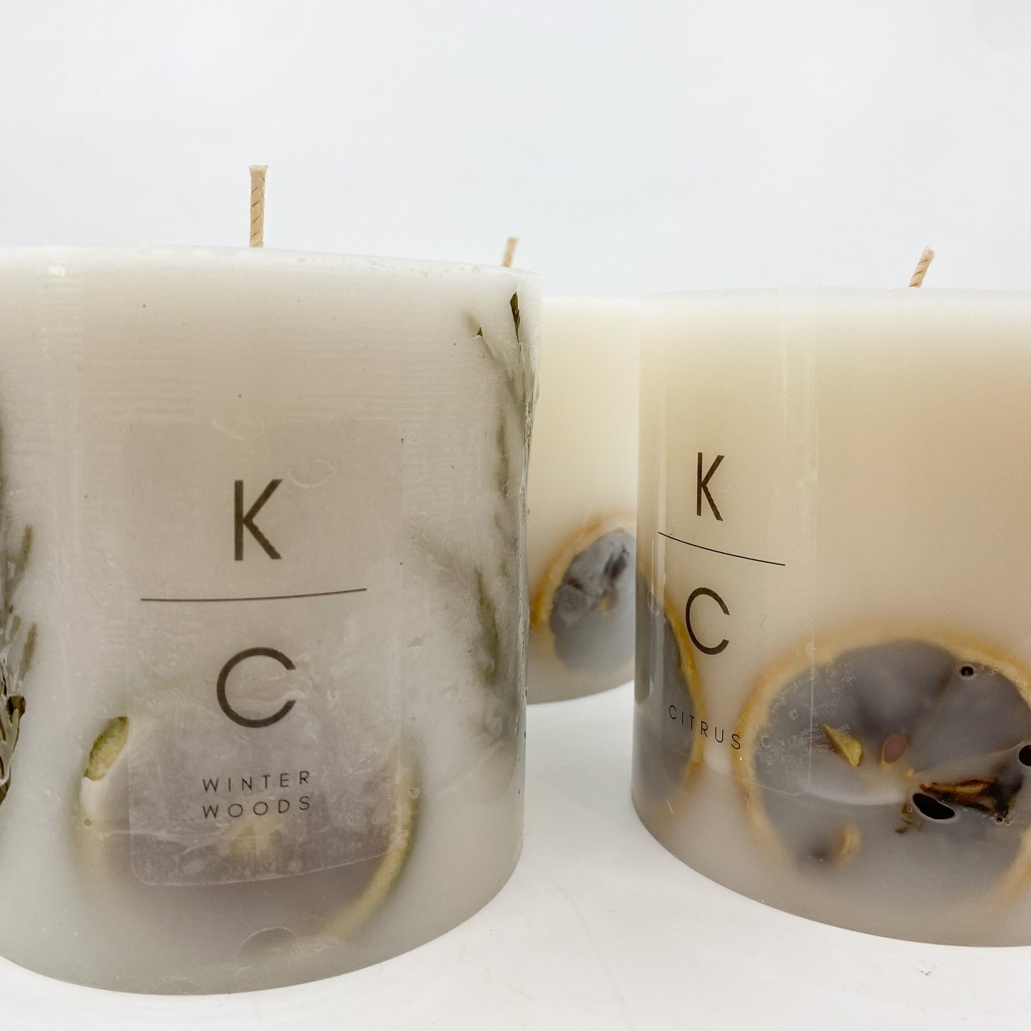 Botanical Winter Woods-Infused Candle