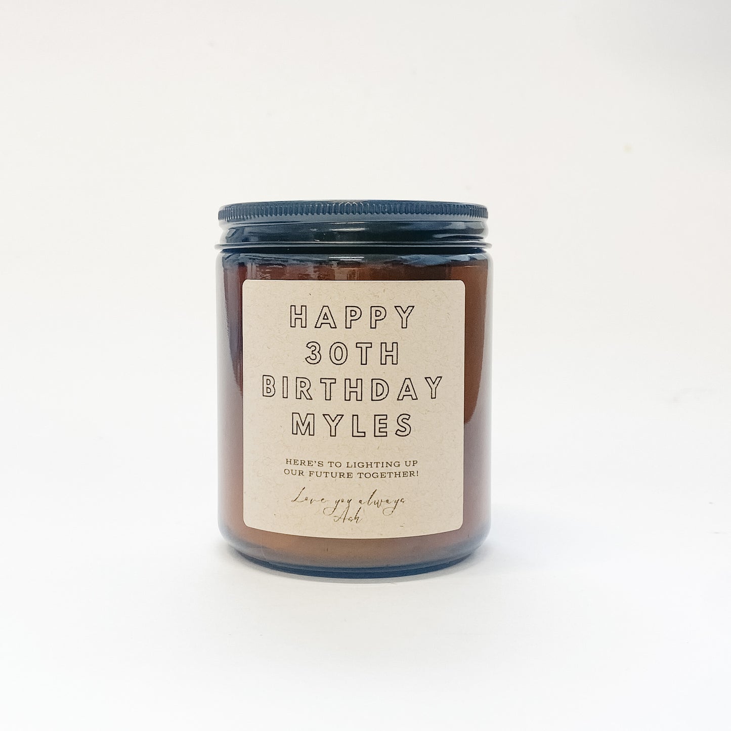 Personalized Soy Wax Candle – Perfect for Gifts, Weddings, and Promotional Events, 100% Natural