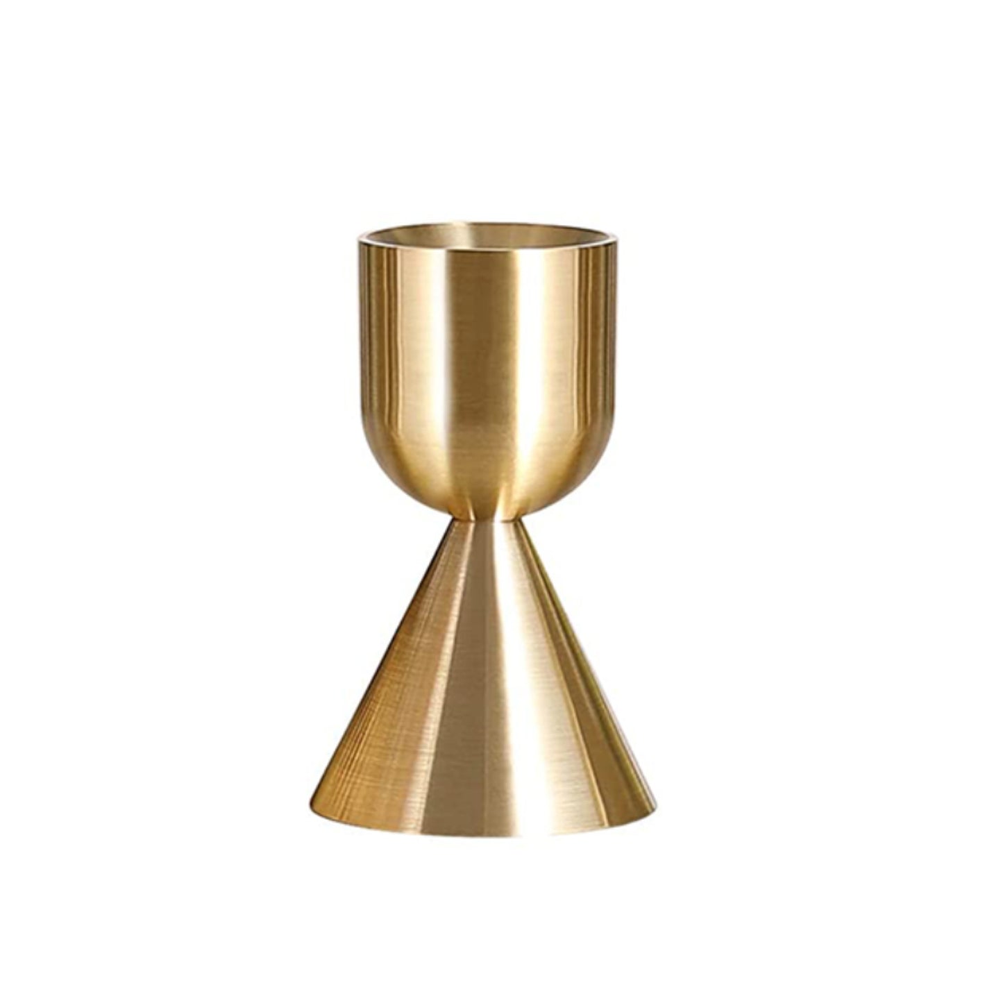 Gold Taper Candle Holders Set of 3